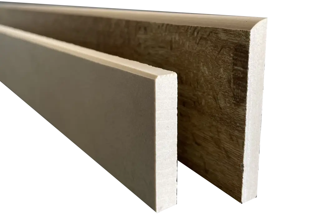 Beispiel Sockelleisten mit Fase